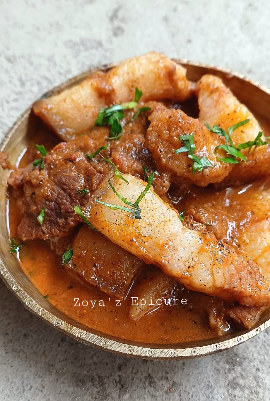 Bambooshoot Pork Curry